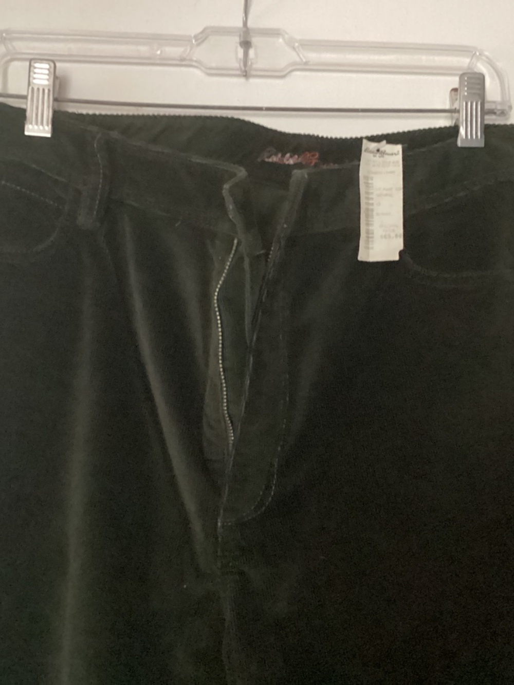 Brand new Eddie Bauer Dark Green corduroy pants - Picture 2 of 4